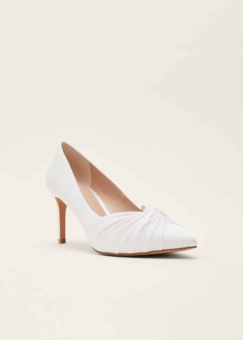 Phase Eight Kendal Court Heels White Canada | NYOCXL-659